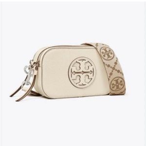 Tory Burch Mini Miller White Crossbody Bag